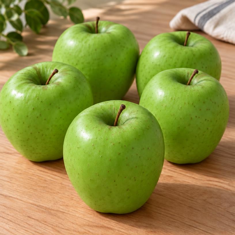 Green Golden apples
